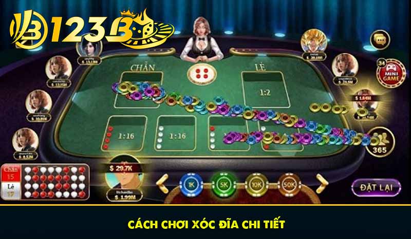 Xóc đĩa trực tuyến - Hướng dẫn cách chơi chi tiết tại 123B 8 cách chơi xóc đĩa chi tiết